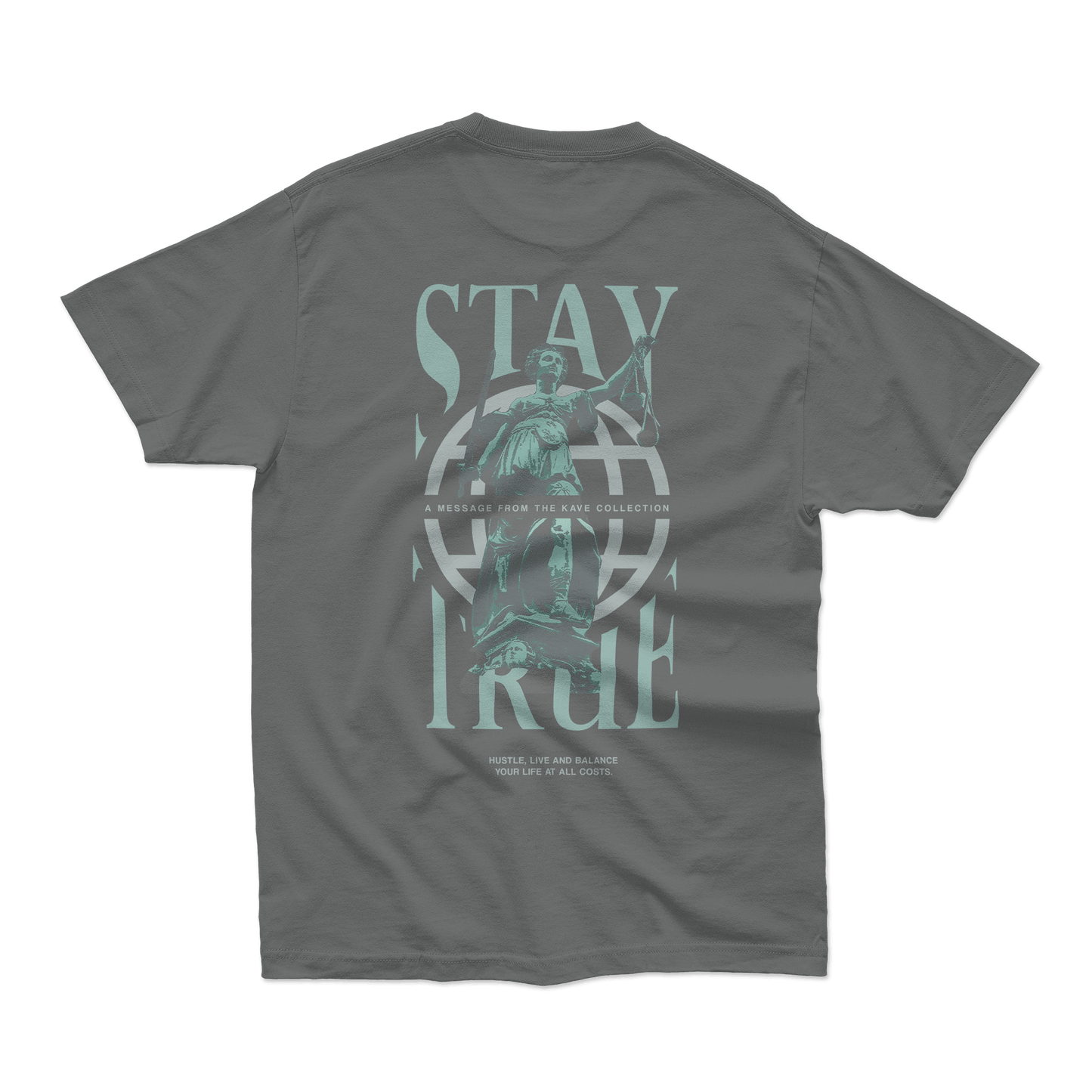 Lady Justice Tee Grey - The Kave Collection